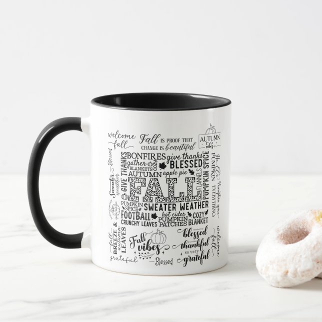 Autumn Vibes Mug Tasse (Mit Donut)
