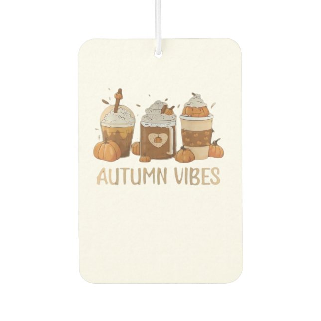AUTUMN VIBES Oversized T-Shirt.png Autolufterfrischer (Vorderseite)