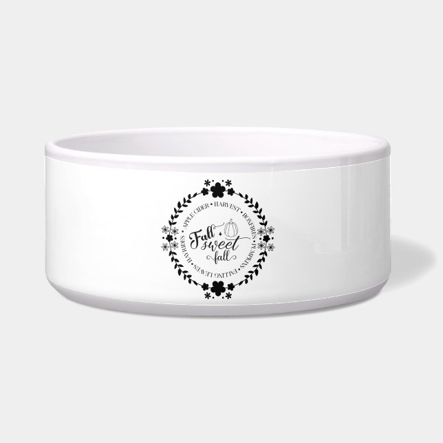 Autumn Vibes Pet Feeding Bowls Napf (Vorderseite)