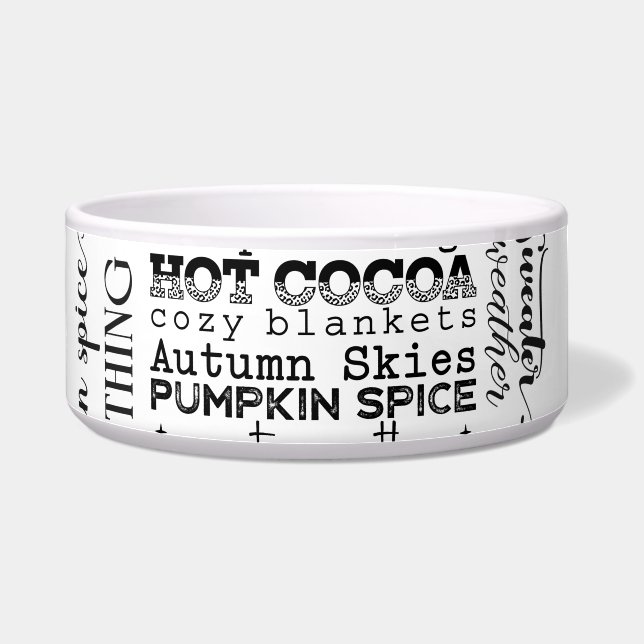 Autumn Vibes Pet Feeding Bowls Napf (Rechts)