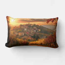 Autumn Vineyard View – Rectangular Accent Pillow Lendenkissen