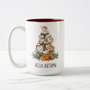 Autumn Wassercolor Pumpkins Latte Tasse