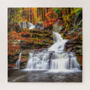 Autumn Waterfall Puzzle