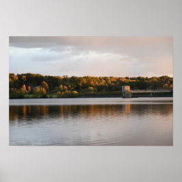 Autumn Waterscape Poster