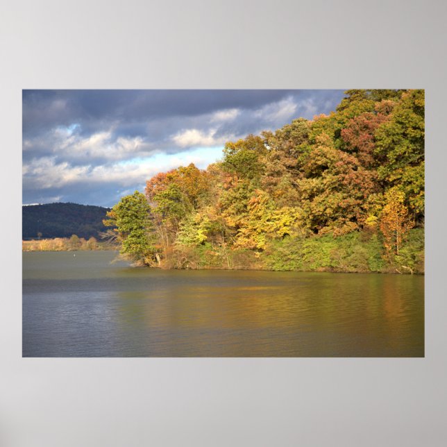Autumn Waterscape Poster (Vorne)