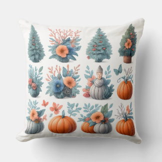Autumn & Winter Seasonal Mix Throw Pillow Kissen