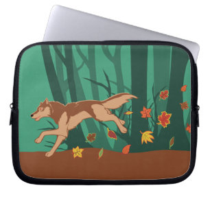 Autumn Wolf Laptopschutzhülle