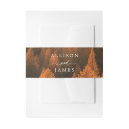 Autumn Woods Minimalist Belly Band