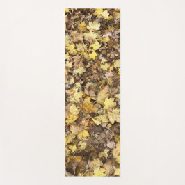 Autumn Yellow Leaves Yogamatte