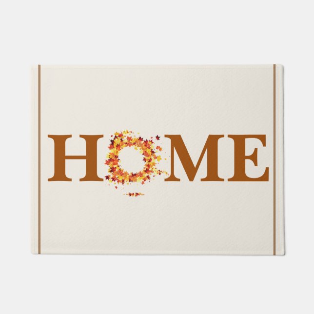Autumn Zuhause Doormat Fußmatte (Vorderseite)