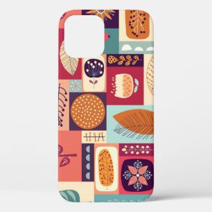 Autumnal Dekorative Vintage Hintergrundgeschichte Case-Mate iPhone Hülle