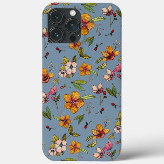Autumnal Floral Muster iPhone Case