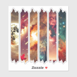 Autumnal Galaxy Washi Tape Scrapbook Stickers Aufkleber