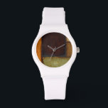 Autumnal Impressionist von Jennifer Goldberger Armbanduhr<br><div class="desc">Autumnale Farben durchdringen dieses impressionistische Gemälde von Jennifer Goldberger. Die geometrischen Tafeln, die den Hintergrund dieses Stückes bilden, sind rot, braun, braun und dunkelorange. Kaufen Sie noch heute eine Kopie!</div>