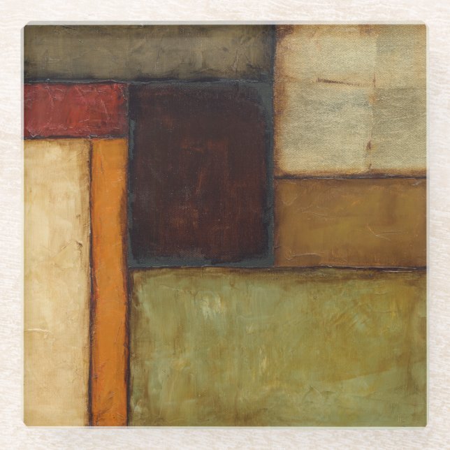 Autumnal Impressionist von Jennifer Goldberger Glasuntersetzer (Vorderseite)