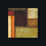 Autumnal Impressionist von Jennifer Goldberger Leinwanddruck<br><div class="desc">Autumnale Farben durchdringen dieses impressionistische Gemälde von Jennifer Goldberger. Die geometrischen Tafeln,  die den Hintergrund dieses Stückes bilden,  sind rot,  braun,  braun und dunkelorange. Kaufen Sie noch heute eine Kopie!</div>