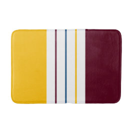 Autumnal Mulberry Bernster Streifen Badematte