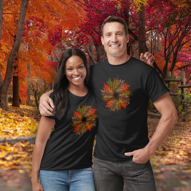 Autumnal Rainbow T-Shirt (Autumn Rainbow Couple)