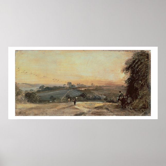 Autumnal Sunset Poster (Vorne)