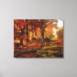 Autumnal Trees in Cresheim Glen (Philadelphia) Leinwanddruck