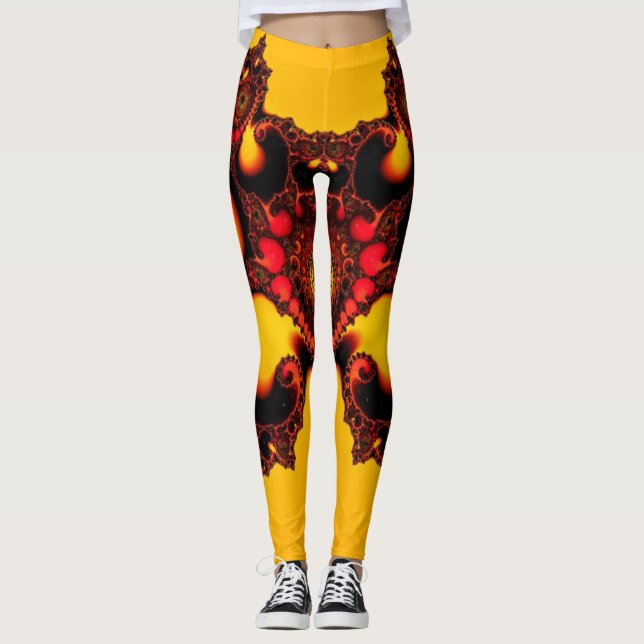 Autumnal-Wappen Leggings (Vorderseite)