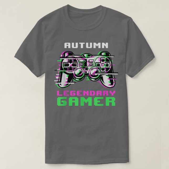 AutumnLegendary GamerPersonalized T-Shirt (Design vorne)