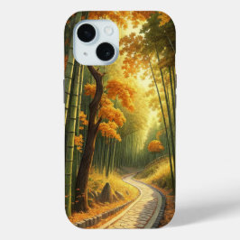 Autumn's Bamboo Path: Where Maple Meets Zen Case-Mate iPhone Hülle