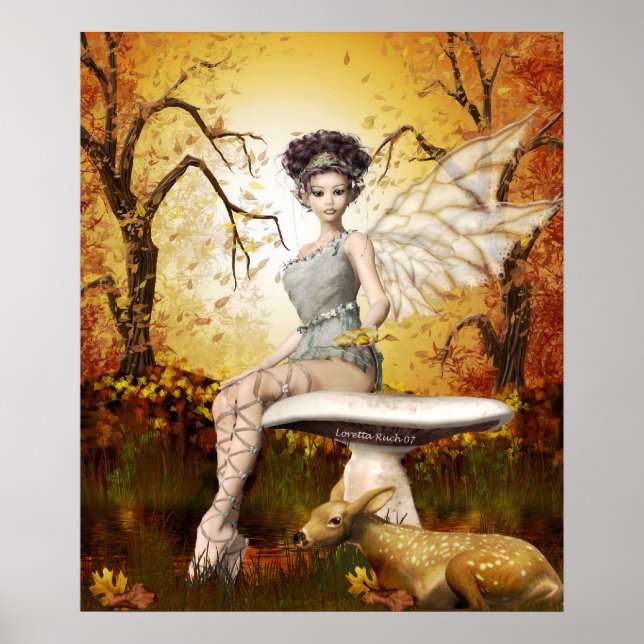 Autumns-Geschenk Poster (Vorne)