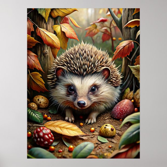 Autunm Forest Animal Poster (Vorne)