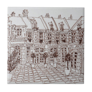 Aux Oignons, Altstadt  Lille, Frankreich Fliese