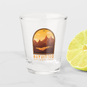 Auyuittuq Nationalpark Kanada Reise Vintage Schnapsglas