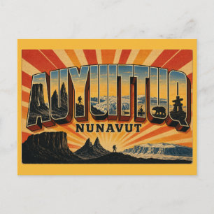 Auyuittuq Nationalpark Nunavut Arktische Wildnis Postkarte