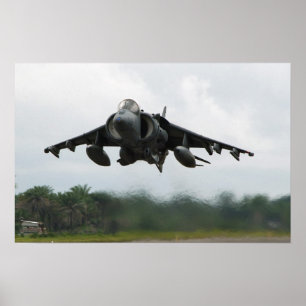 AV-8B Harrier II-Luftfahrzeug Poster