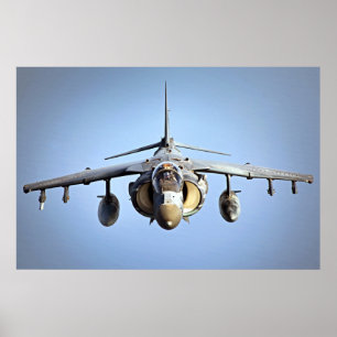 AV-8B Harrier II-Luftfahrzeug Poster
