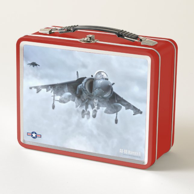 AV-8B HARRIER II METALL BROTDOSE (Vorderseite)