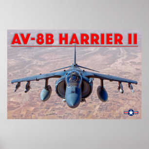 AV-8B HARRIER II POSTER