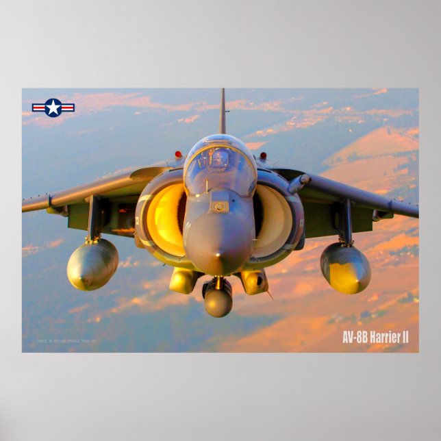 AV-8B HARRIER II POSTER (Vorne)
