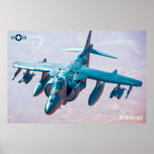 AV-8B HARRIER II POSTER