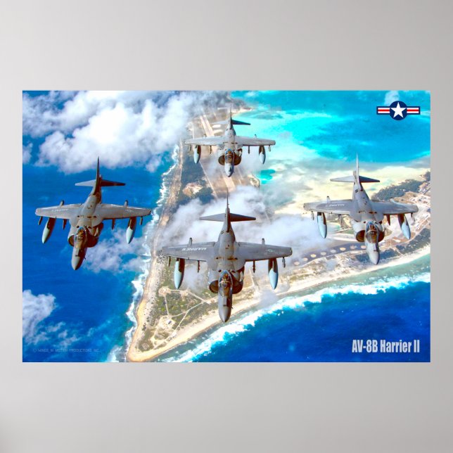 AV-8B HARRIER II POSTER (Vorne)