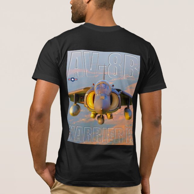 AV-8B HARRIER II T-Shirt (Rückseite)
