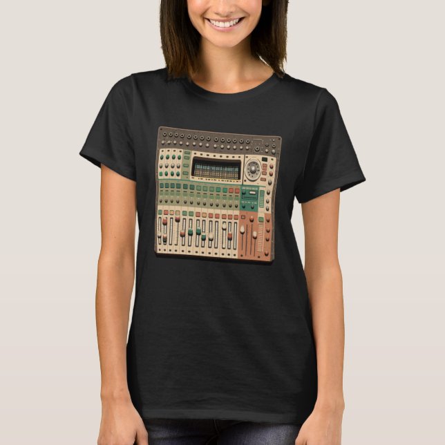 AV Technician Music Mixing Board Audio Visual Soun T-Shirt (Vorderseite)