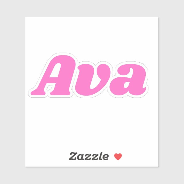 Ava Aufkleber (Blatt)