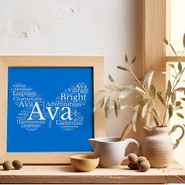 Ava Customizable Poster