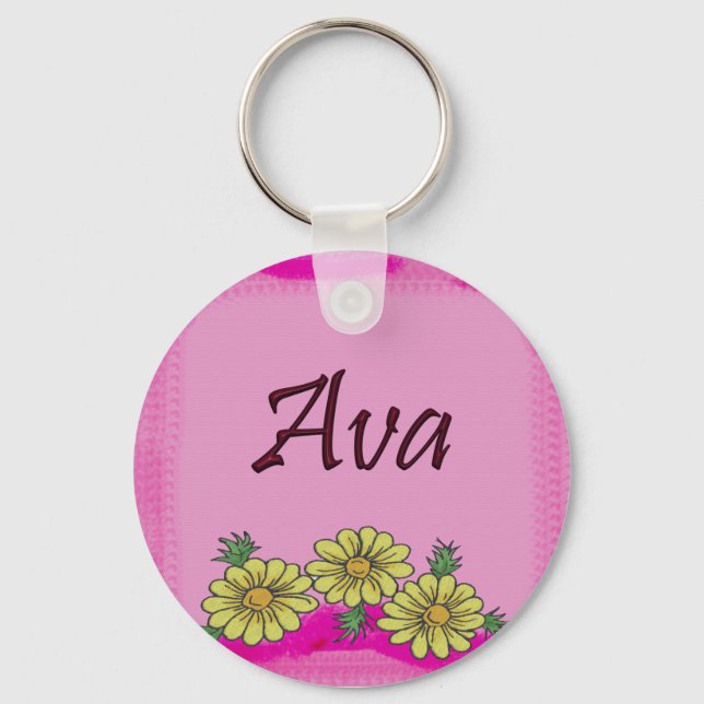 Ava Daisy Schlüsselanhänger (Vorderseite)