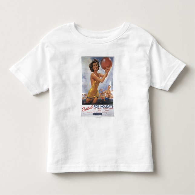Ava Gardner identisches Butlins Lager Kleinkind T-shirt (Vorderseite)