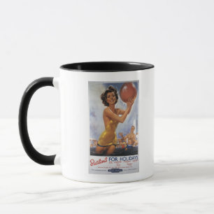 Ava Gardner identisches Butlins Lager Tasse