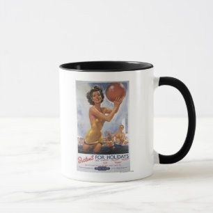 Ava Gardner identisches Butlins Lager Tasse