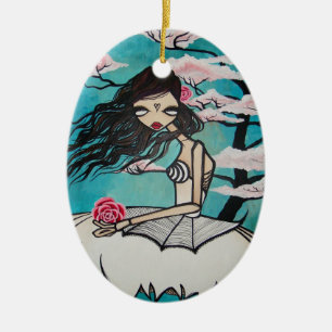 "Ava" Verzierung Keramikornament