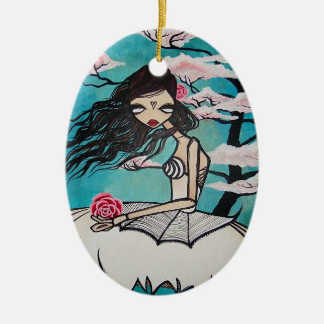 "Ava" Verzierung Keramikornament (Vorne)