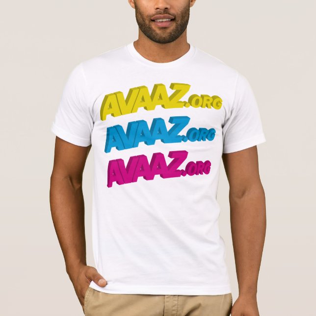 Avaaz Shirt 3D (Vorderseite)